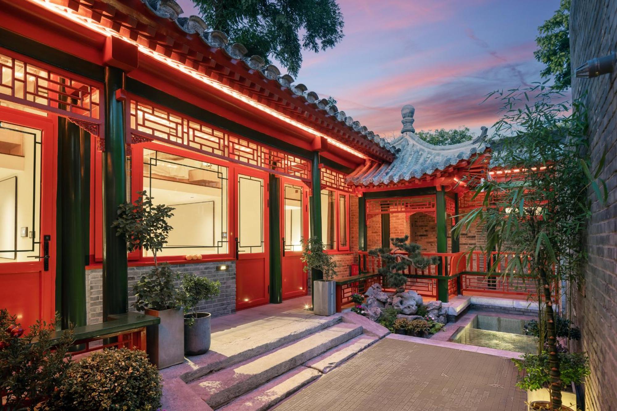 Xinxiang Yayuan Beijing Sihe Courtyard With Sky Garden Terrace Near Tiananmen Square Forbidden City Wangfujing Pedestrian Street And The Subway מראה חיצוני תמונה